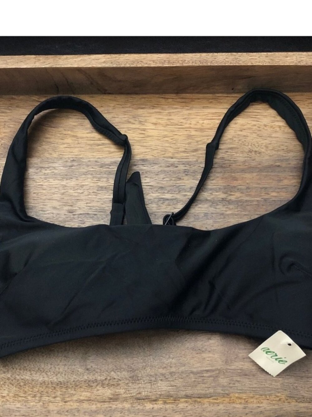 aerie Black Wireless Bralette